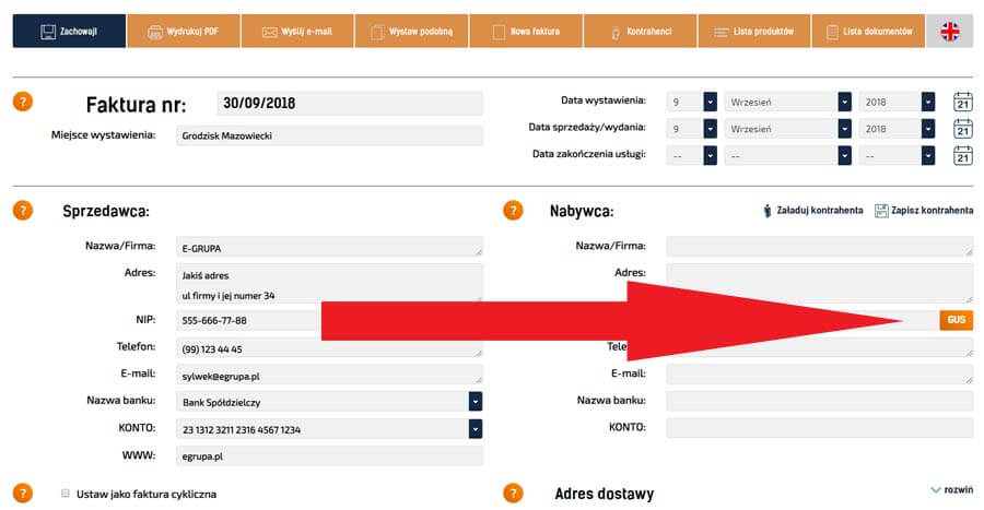 Inteligentna wyszukiwarka GUS