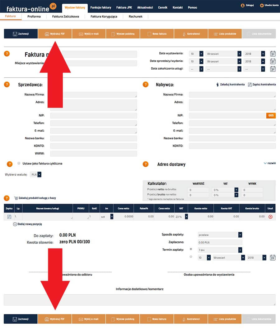 Dokument w PDF bez logowania