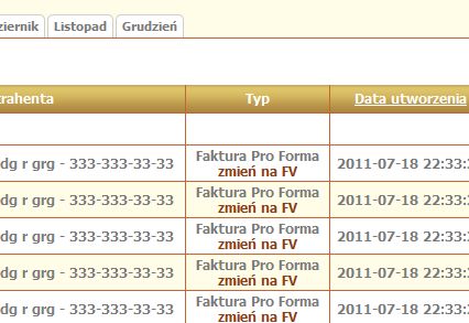 Automatyczna zmiana Proforma na VAT 